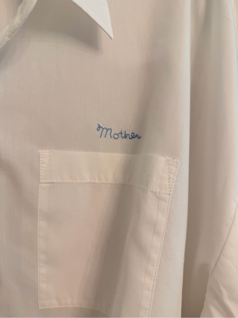 NWT - Mother The Scrunchie Frenchie Oxford Shirt - Small - Picture 2 of 15